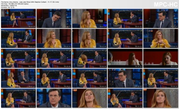 Amy Adams - Late Late Show With Stephen Colbert - 11-17-16