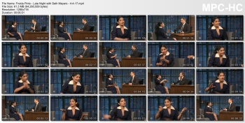 Freida Pinto - Late Night with Seth Meyers - 4-4-17